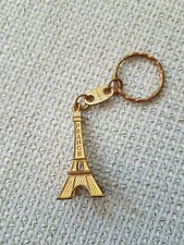 Schlüsselanhänger Eiffelturm goldfarben ca. 4,5 x 2 cm leicht Souvenir Paris 