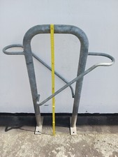 Fahrradständer Anlehnbügel Stahlrohr 5 cm verz. zum Einbetonieren für 2x Fahrrad