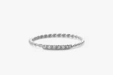Diamanten memory goldring - diamanten,