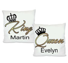King queen partnerkissen - king,