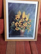 Bild mit Sonnenblumen Sommerbild Gemälde Top