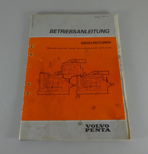 Betriebsanleitung volvo penta - betriebsanleitung,