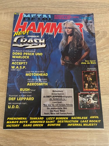 Metal hammer magazin ausgabe - metal,