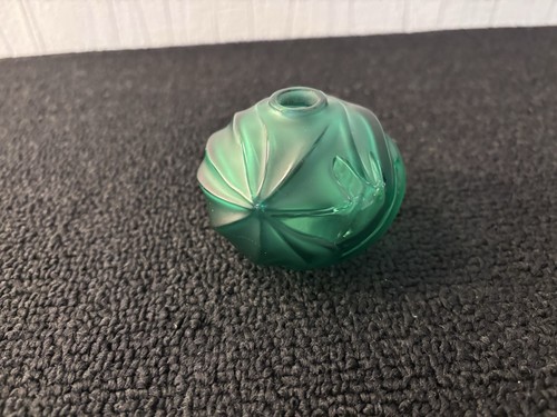 Mini vase grün aus kristall - grün,