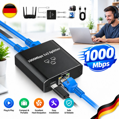 Netzwerk splitter gigabit - netzwerk-splitter,