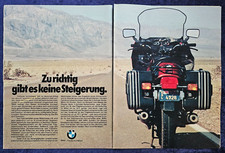 BMW  R 80 RT, R 100 RT, mit 2- Zylinder-Boxer-Motor, originale Werbung aus 1980
