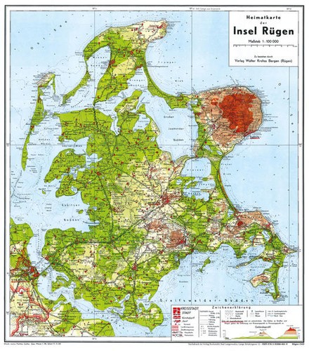 Historische karte insel - historische, karte:
