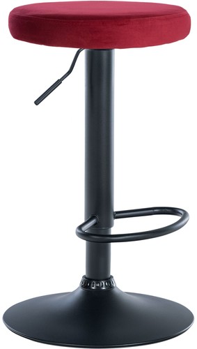 Barhocker ponte samt schwarz - ponte,