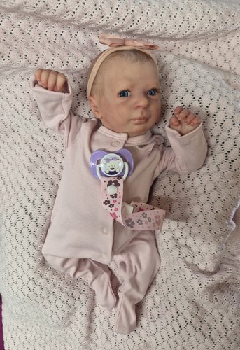 Reborn baby puppe handbemalt - baby,