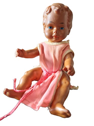 Vintage-Baby-Puppe–Kleinpupp