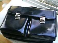 POLLINI Lackleder Herrentasche Aktentasche