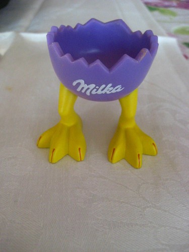 Eierbecher milka gelb lila - milka,