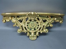 Goldene  Wandkonsole 45 cm