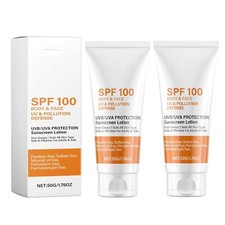 2 Stück Sonnencreme LSF 100