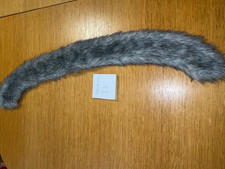 Webpelz Pelzkragen grau sehr