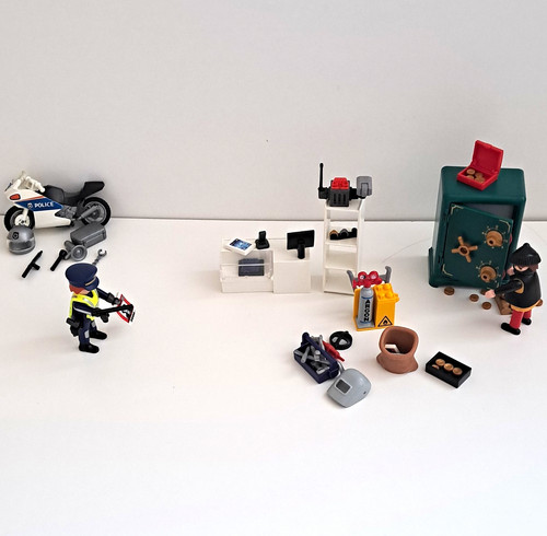 Playmobil polizei motorrad set - polizei,