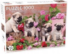 Puzzle 1000 Teile Tiere Mops