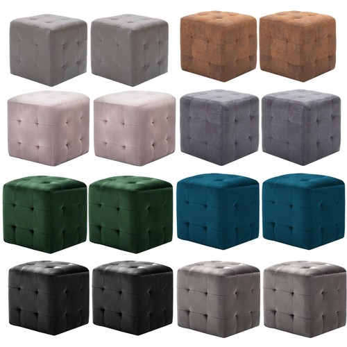 2er set pouf sitzhocker - set,
