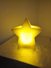 LED Kerze Stern Wachs Weihnachten Timer Batterie Homeshopping 14cm