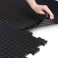 Puzzle stallmatte aus gummi - aus,