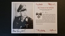 Deutsche WWII Piloten signiert