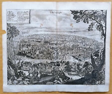 Olearius Original Kupferstich Russland Reise Ansicht Isfahan Isphahan - 1656
