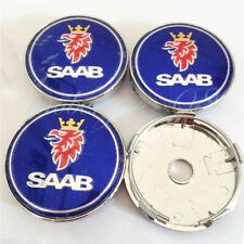 4x Für Saab Blau Zentrum Rad