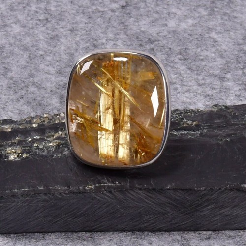 Rutilquarz ring 925er silber - ring,,