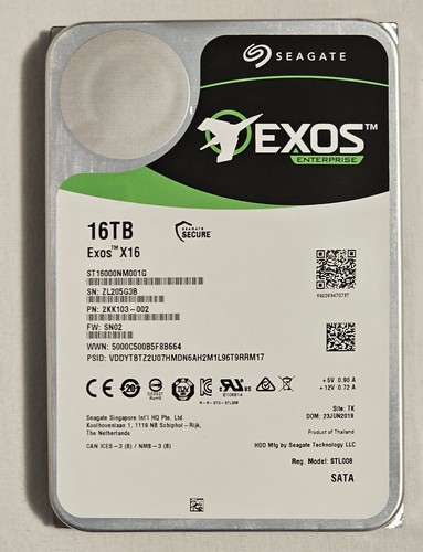 Seagate exos x16 st16000nm001g - exos,