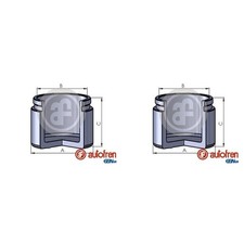 2X AUTOFREN 34mm KOLBEN