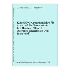 Kurze hno operationslehre für - kurze, hno-operationslehre