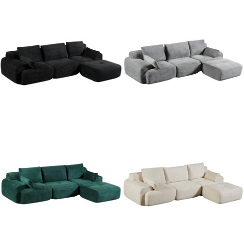 Cordstoff bodensofa flexibel - cordstoff,