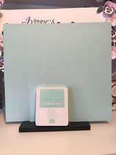 Stampin Up Farbset Aquamarin - Stempelkissen + 4 Blatt Farbkarton,