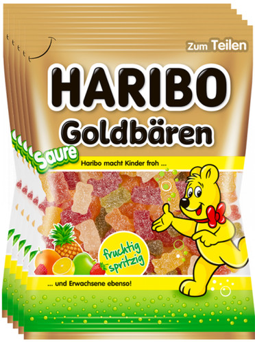 Haribo saure goldbären - saure,