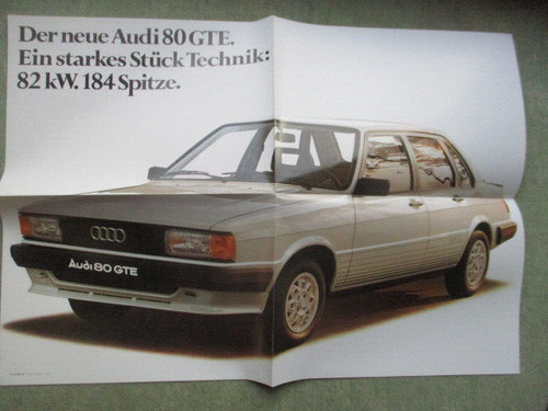 Audi gte typ81 poster - audi,