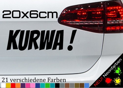 Kurwa aufkleber polnisch - kurwa!,
