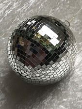 Disco Kugel unzählig viele 1qcm Spiegel bunte Lichtpunkte | 220 Volt Motor 2 Upm