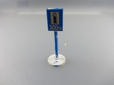 Siku Plastik:Verkehrsschild "300m bis zur Tankstelle" (Schub96)
