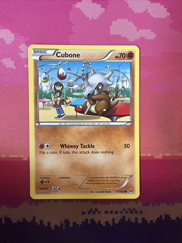 Pokemon karte cubone - pokemon,