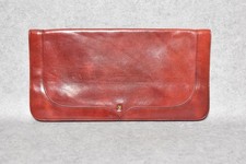 Edle Assima Vintage Damen Tasche Ledertasche Bordeauxrot #45