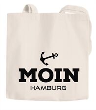 Jutebeutel Stofftasche Moin