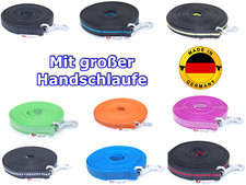 B WARE Schleppleine Hundeleine Fährtenleine gummiert m. Handschlaufe B 20 mm 