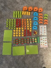 Hubelino Kugelbahn XXL 150+ Teile Set, Kompatibel mit Lego Duplo