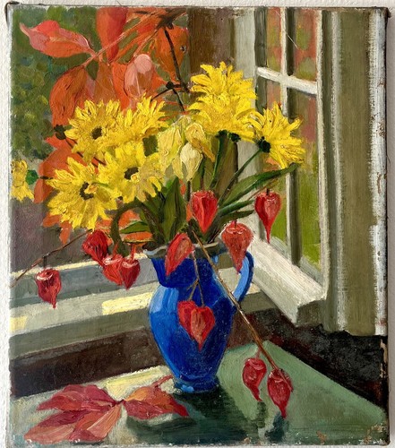 Gemälde stillleben blumen - blumen, an