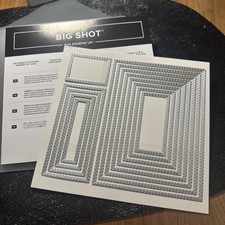 Framelits - Dies - Bestickte Rechtecke Stampin up Sizzix Big Shot