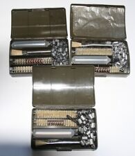 3 komplette BW-Waffenputzzeuge 7,62 bis 9mm, ungebraucht, gut erhalten