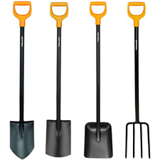SOLID SET FISKARS 131413 + 131403 + 132403 + 1003458 SPATEN GABEL SCHIPPE GARTEN
