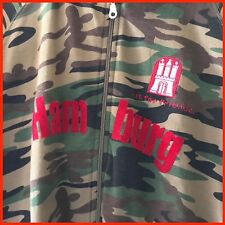 HAMBURG CUT FOR FRIENDS JACKE TRAININGSJACKE TRIKOT VINTAGE RETRO CAMOUFLAGE L