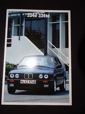BMW Prospekt 324d 324 td v. 2/87