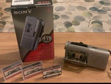 Sony M-539V MicroCassette-Corder + Olympus und Sony mit Verpackung OVP Anleitung